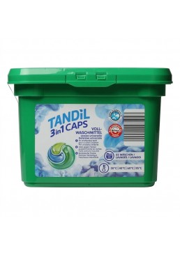 Капсулы для стирки TANDIL 3-в-1 универсал, 22 шт