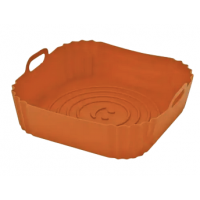 Форма силиконовая для аэрогриля, 21х 5.5 см (коричневая)