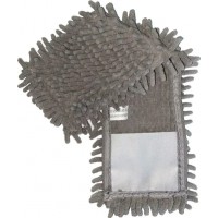 Насадка для швабри Eco Fabric Локшина 1000 пальців Мікрофібра ЕF-1000-В, 43*10 см 