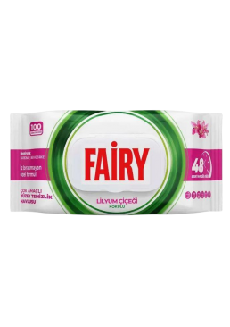 Влажные салфетки для уборки Fairy Lilyum Cicieg, 100 шт