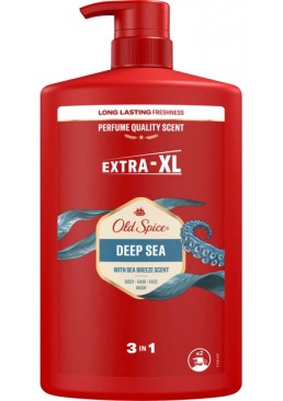 Гель для душа и шампунь Old Spice 3 в 1 Deep Sea, 1 л