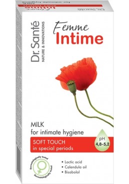 Молочко для інтимної гігієни Dr.Sante Femme Intime М'яке дотик, 230 мл