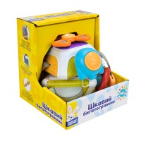 Бізікуб Сонячний зайчик брязкальце тактильне, 14 см 