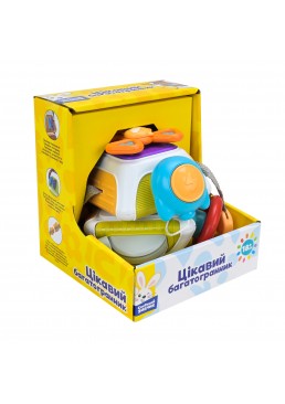 Бизикуб Солнечный зайчик погремушка тактильная,  14 см