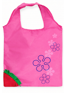 Сумка-трансформер «Полуничка», 37х37 см (рожева)