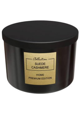 Свеча ароматизированная Pepco Home Suede Cashmere (замшевый кашемир), 1 кг