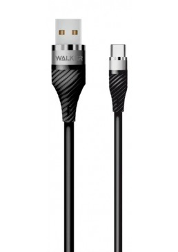 Кабель USB WALKER C735 Type-C black, 2 м