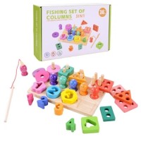 Дитяча дерев’яна іграшка "Пірамідка-сортер" C9416