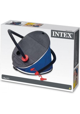 Ножный насос Intex (чёрно-синий)