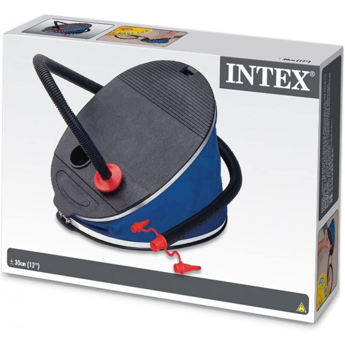 Ножный насос Intex (чёрно-синий) - 