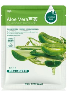 Тканевая маска Hchana Aloe Vera с экстрактом алоэ вера, 30 г