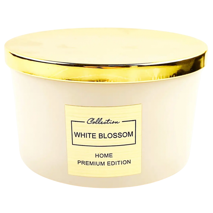 Свеча ароматизированная Pepco Home White Blossom (белый цветок), 1 кг - 