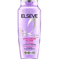 Шампунь-филлер L'Oreal Paris Elseve Hyaluron Plump для волос, нуждающихся в увлажнении и объеме, 400 мл