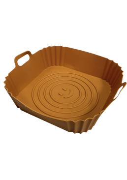 Форма силиконовая для аэрогриля, 21х 5.5 см (коричневая)