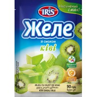 Желе ТМ IRIS со вкусом Киви, 90 г