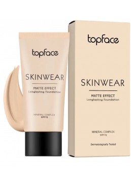  Тональный крем TopFace Skinwear Matte Effect SPF 15 PT468 № 01, 30 мл
