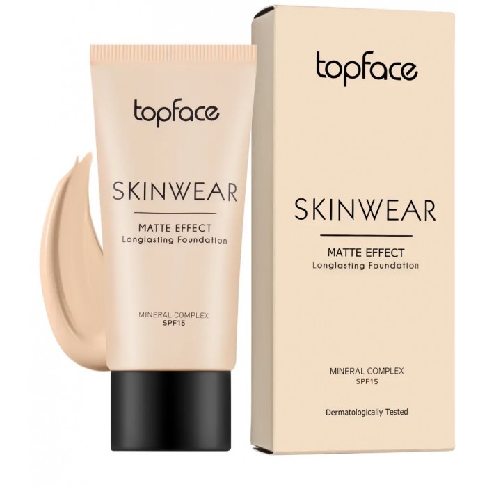 Тональний крем TopFace Skinwear Matte Effect SPF 15 PT468 № 01, 30 мл (233102) - 