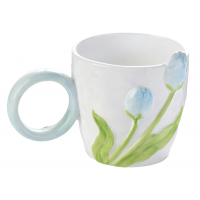 Кружка «Галант-тюльпан», 470 мл (блакитна)