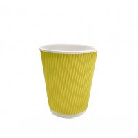 Стакан гофрований з ламінованого картону, 250 мл (25 шт)