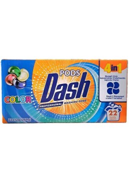 Капсулы для стирки цветного белья Dash 4in1, 22 шт