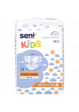 Подгузники для детей Seni Kids junior super 20+ кг, 30 шт