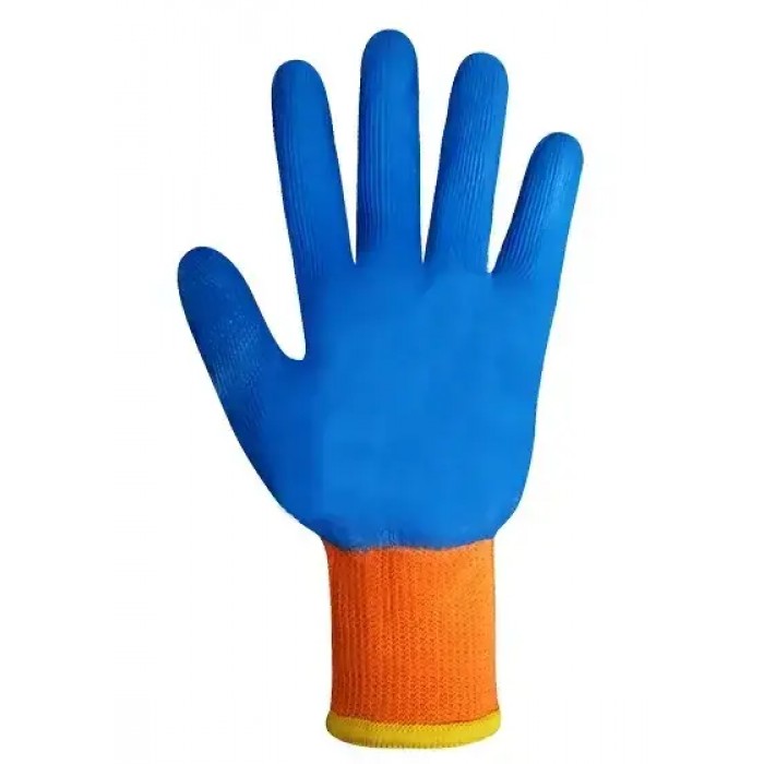 Рукавички рабочие JURAV Titulawi утепленные латексным покрытием, 1 пара (10 размер) - 