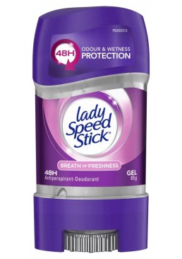 Гелевый дезодорант-антиперспирант Lady Speed Stick Breath of Freshness, 65 г