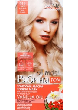 Тонирующая маска для волос Acme Color Рябина 012 Светло-русый