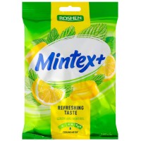 Карамель Roshen Mintex+ Lemon смак лимона та ментолу, 140 г