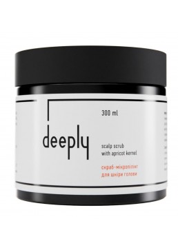 Скраб для шкіри голови Deeply Scalp Scrub with Apricot Kernel, 300 мл
