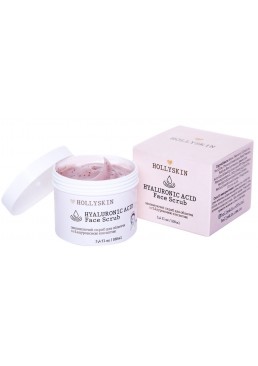 Скраб для обличчя Hollyskin Hyaluronic Acid Face Scrub з гіалуроновою кислотою, 100 мл