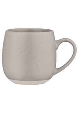 Чашка Ardesto Alcor керамическая серая AR3475RGR, 450 мл