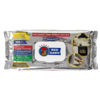 Универсальные влажные салфетки для уборки Red Dawn Лимон, 100 шт