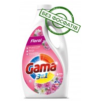 Гель для стирки Gama Floral с цветочным ароматом, 3 л (66 стирок)