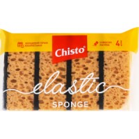 Губка Chisto Elastic Sponge, 4 шт 