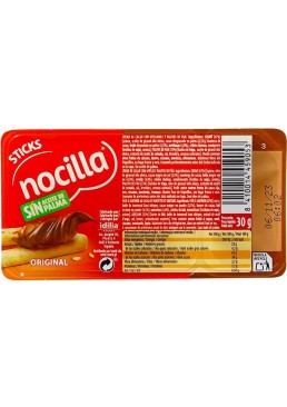 Паста шоколадно-горіхова Nocilla Nocisticks Оригінальна з хлібними паличками, 30 г