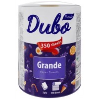 Бумажные полотенца Диво Grande 2 слоя 350 отрывов 1 рулон 