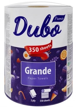 Бумажные полотенца Диво Grande 2 слоя 350 отрывов 1 рулон 