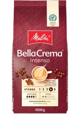  Кава в зернах Melitta BellaCrema Intenso, 1 кг