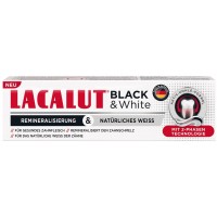 Зубная паста Lacalut Black&White, 75 мл