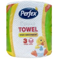  Бумажные полотенца Perfex Deluxe, 3-слойные (150 отрывов)