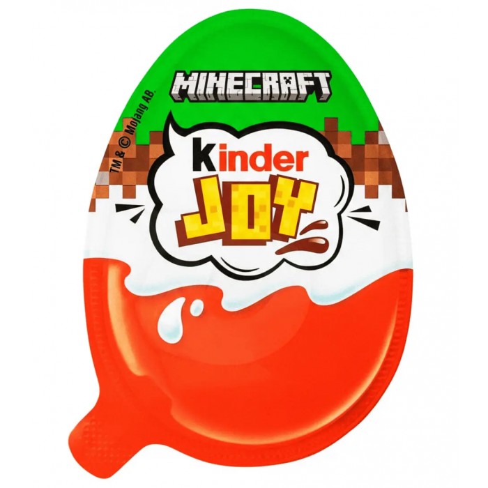 Шоколадное яйцо Kinder Joy Minecraft, 20 г - 