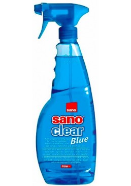 Засіб для миття скла Sano Clear Blue, 1 л