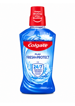 Ополіскувач для ротової порожнини Colgate Plax "Відбілювання та захист" з освіжаючим ефектом, 500 мл