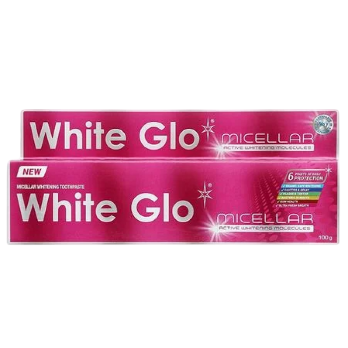 Відбілювальна зубна паста White Glo Micellar, 100 г (001766) - 