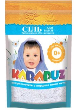 Детская морская соль для ванн "Карапуз" ромашка, 500 г