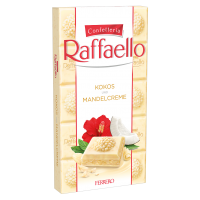 Білий шоколад Raffaello з кокосовою стружкою та мигдалем, 90 г