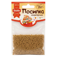 Посипка кондитерська золото №160, 20 г 