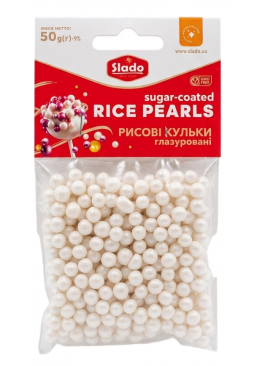 Рисовые шарики глазированные Slado белые, 50 г