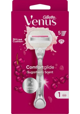 Станок для бритья женский Gillette Venus Comfortglide Sugarberry Plus Olay с 1 сменным картриджем
